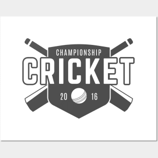 Cricket Championship Posters and Art